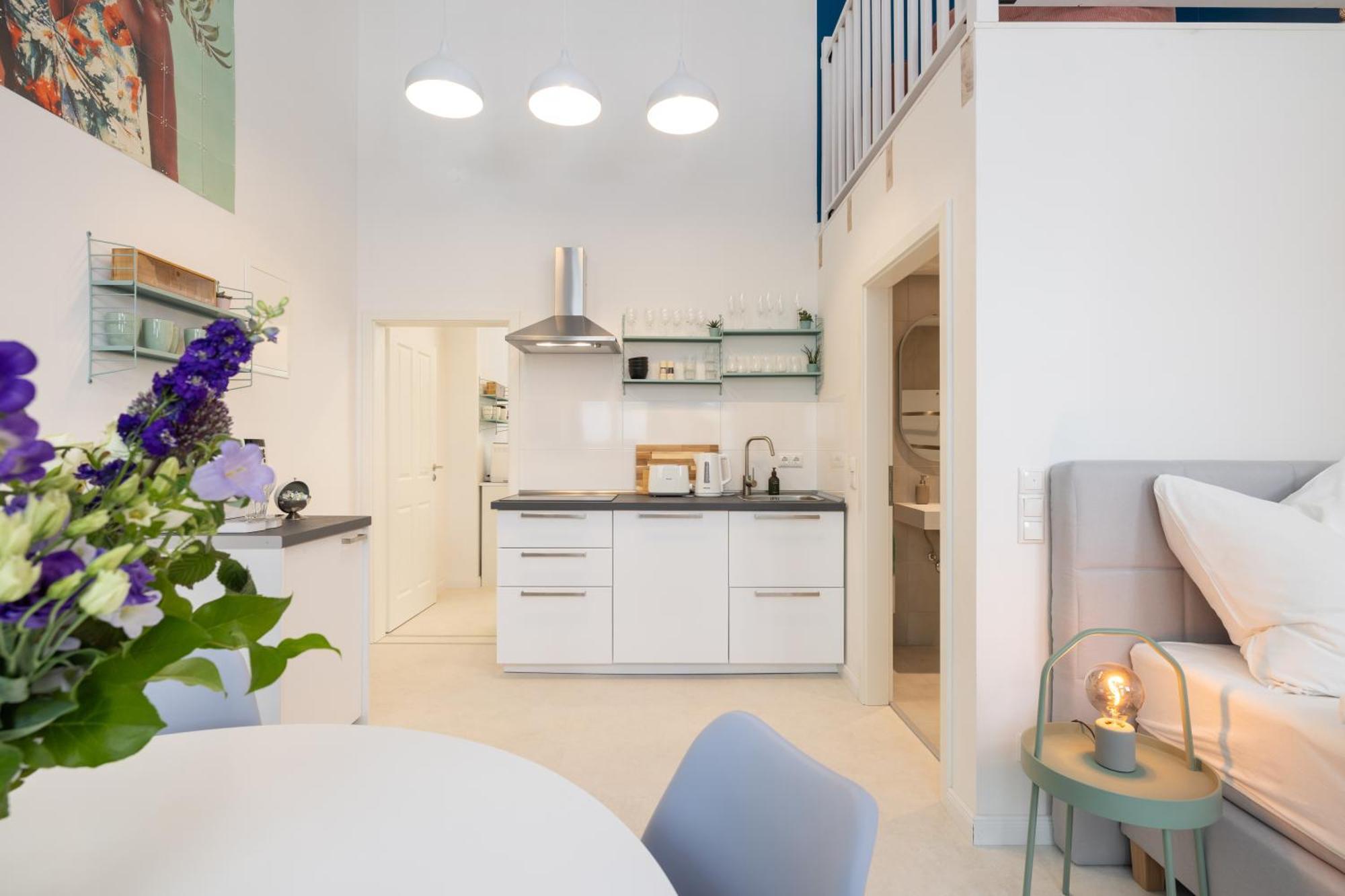Great 2-Room Loft With 2 Bathrooms And 2 Kitchen เบอร์ลิน ภายนอก รูปภาพ