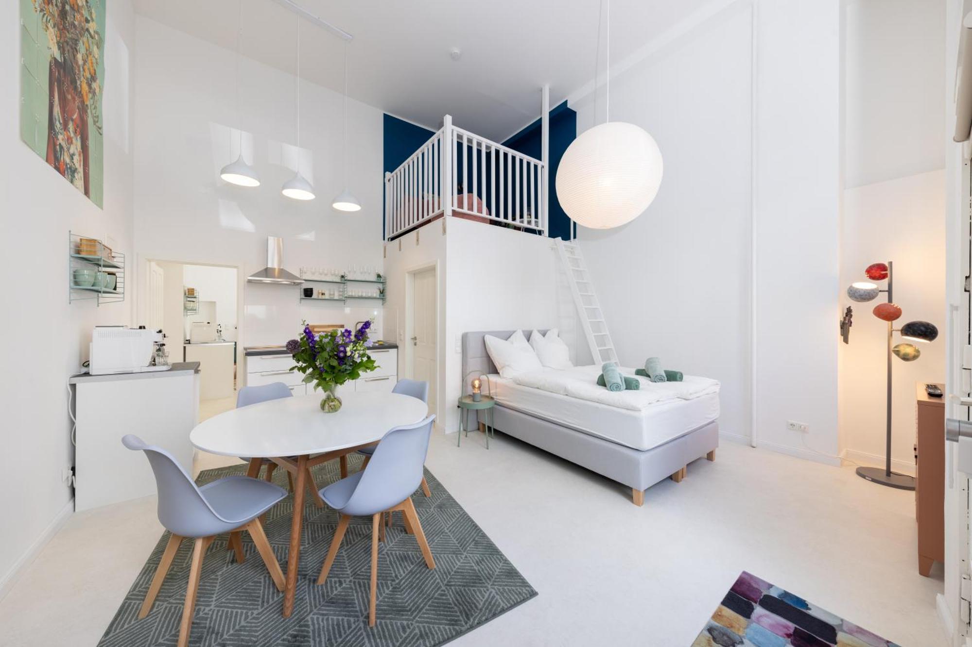 Great 2-Room Loft With 2 Bathrooms And 2 Kitchen เบอร์ลิน ภายนอก รูปภาพ
